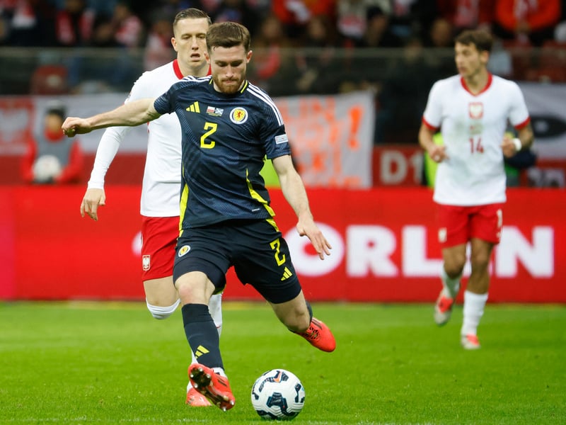 Perhaps a surprise inclusion in this list, there's no doubting how well the Celtic full-back performed in the Nations League for Scotland. Started every game for Steve Clarke, grabbing one assist and 6.84 average rating for his performances. Won 84.6% of his tackles, 72.7% of his aerial duels and scored a 85.3% passing accuracy rate.
