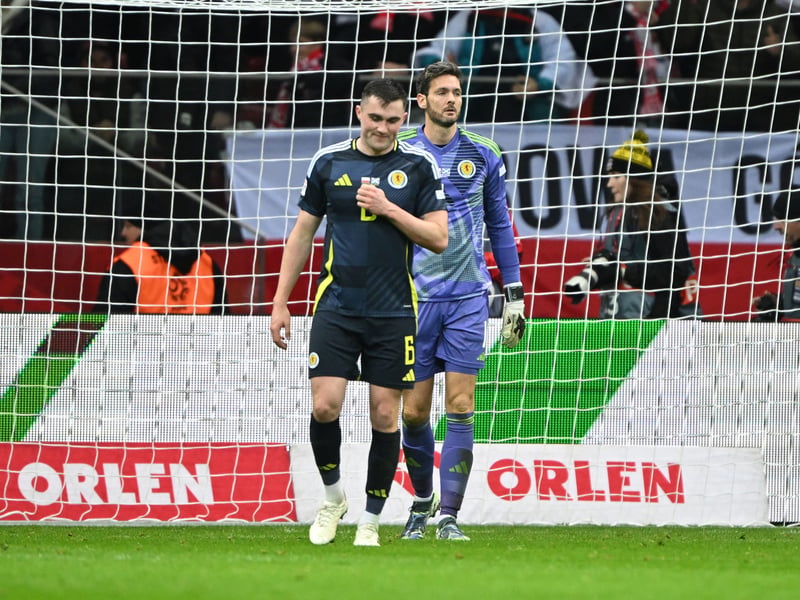 Made two very smart saves in the first half to deny Karol Swiderski and Adam Buska, but could do absolutely nothing about the rocket unleashed by Kamil Piatkowski on 59 minutes that restored parity. A composed presence between the sticks. 8