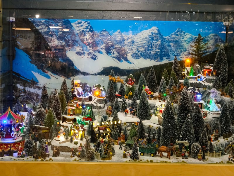 Christmas displays at Wentworth garden Centre. Photo: Dean Atkins