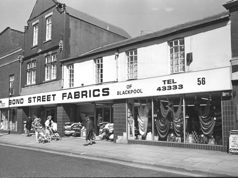 Remember Bond Street Fabrics? This was in Bond Street