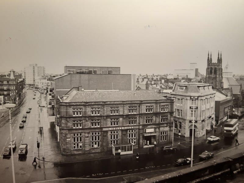 This was taken from the roof of the Clifton Hotel and shows Talbot Square