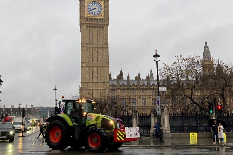 The 13 best pictures as farmers stage mass tax protest in London and at ...