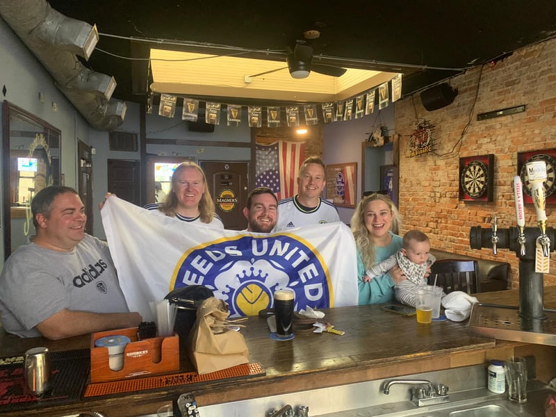 Leeds fans in Charlotte carrying on the tradition of starting them young.