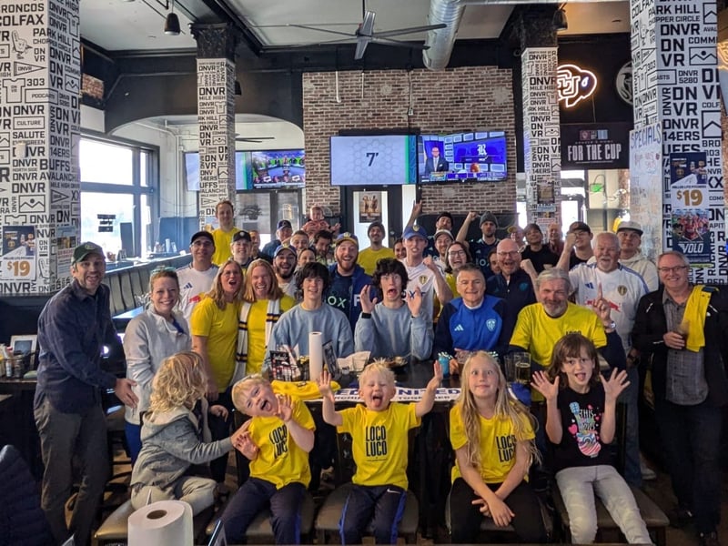 Leeds United supporters gathering in Colorado to watch their team win 