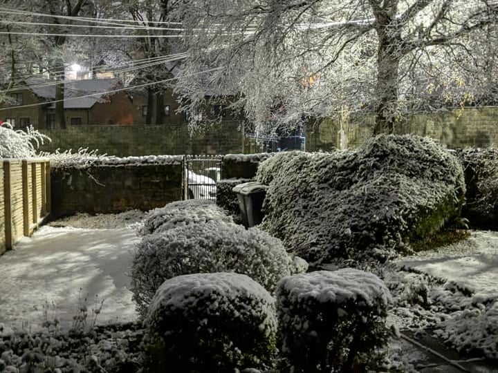 YEP reader Elizabeth Johnson shared this photo of snow in Headingley, Leeds. 