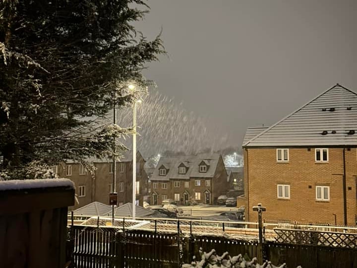 YEP reader Tracy Tindall shared this photo of snow in Meanwood, Leeds.