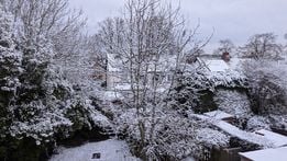 YEP reader Charlotte Botter shared this photo of snow that fell overnight. 