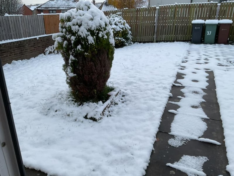 YEP reader Beverly Golesworthy shared this photo of snow in Morley, Leeds.