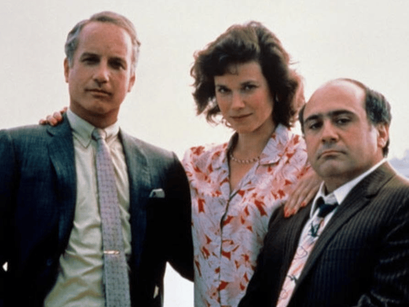 In this dark comedy, DeVito played Ernest Tilley, a struggling aluminium siding salesman who becomes embroiled in a petty feud with a rival, played by Richard Dreyfuss. The film explored themes of rivalry, morality, and the pursuit of the American Dream,.