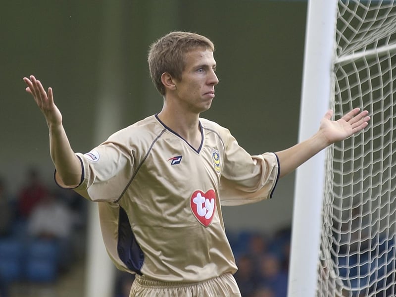 The midfielder was sold to Middlesbrough in 2007 for £5.5m after 192 appearances for the Blues and helping Pompey win the First Division title in 2003.
