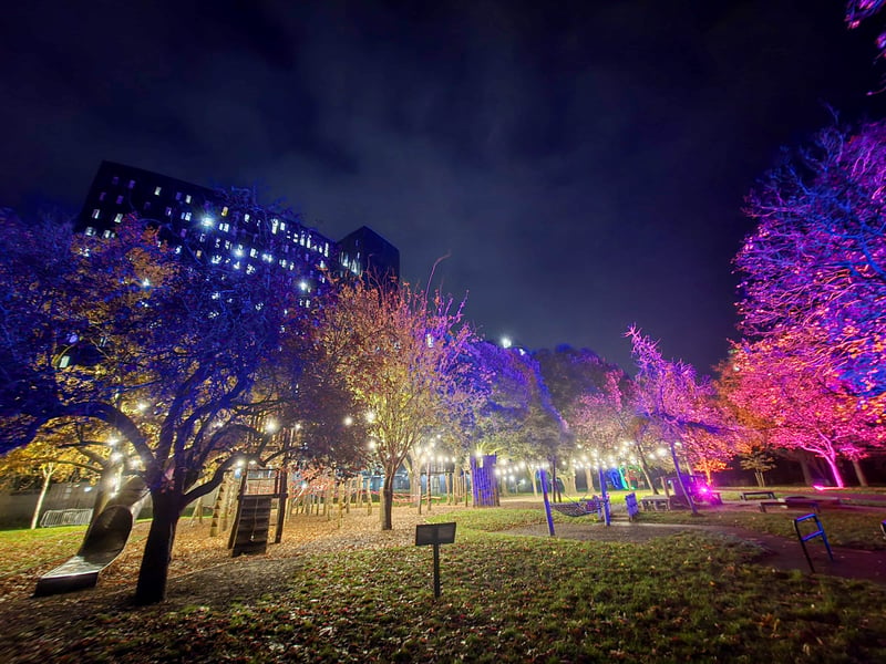 Preparations for We Shine at Victoria Park. Picture: Habibur Rahman