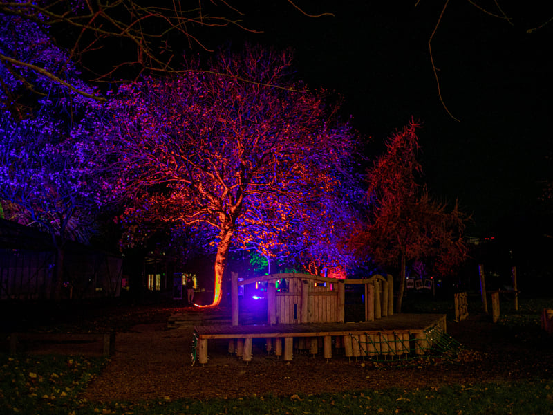 Preparations for We Shine at Victoria Park. Picture: Habibur Rahman