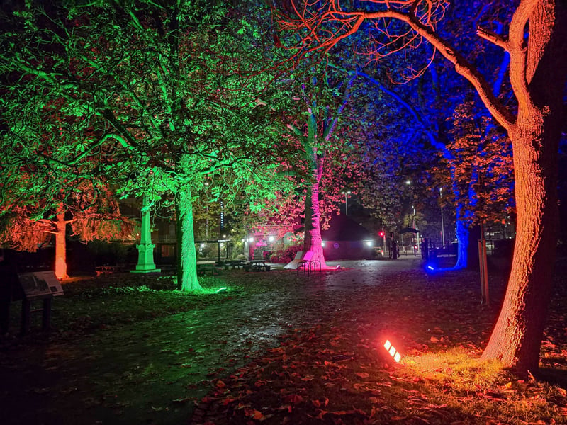 Preparations for We Shine at Victoria Park. Picture: Habibur Rahman