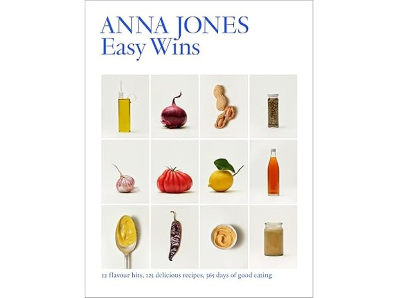 "Anna takes 12 hero ingredients that are guaranteed to make your food taste great, with chapters on lemons, olive oil, mustard, tahini and more. She gives 125 all-new dishes that you will want to cook on repeat, like Double Lemon Pilaf with Buttery Almonds, Traybake Lemon Dhal, Miso Rarebit, and Cherry and Chocolate Peanut Butter Sundae. And there’s practical advice on how to season and flavour, plus plenty of ideas for invaluable vegetarian swaps."