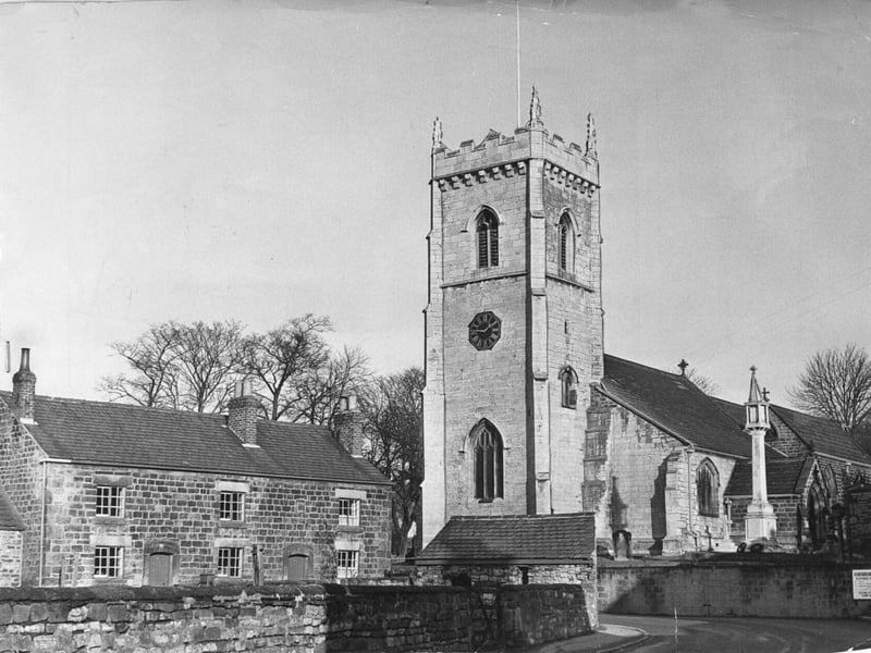 Thorner Parish Church pictured in December 1965.