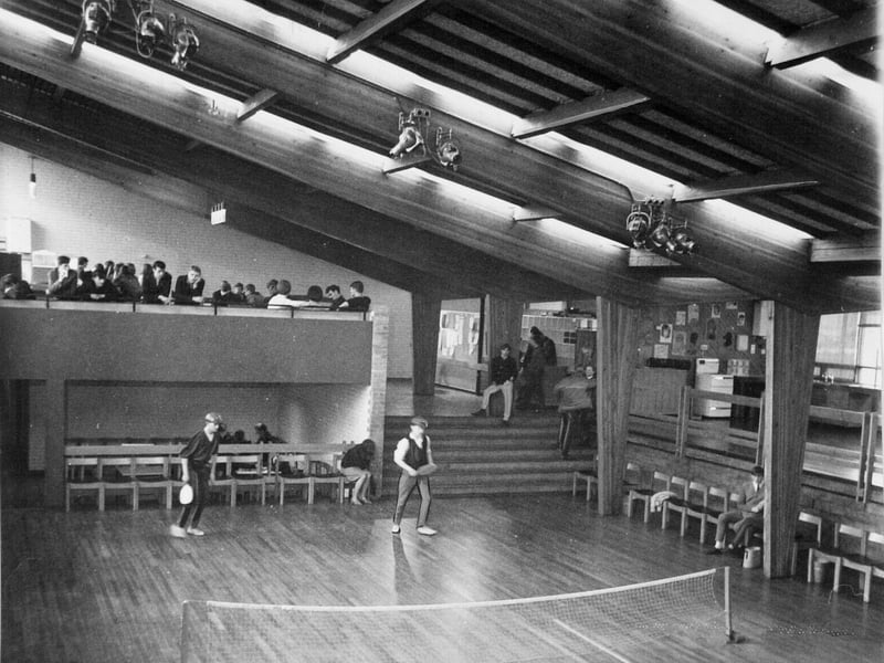 Inside Seacroft Civic Youth Club in March 1965.