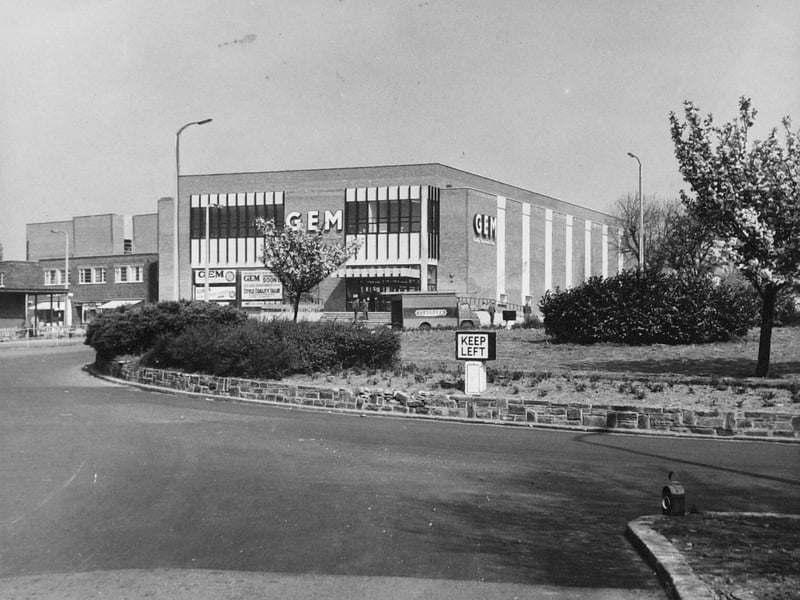 GEM Supercentre, a new departmental store which catered for all the family. Pictured in May 1965.