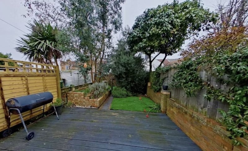 This home also comes with a spacious garden at the back of the property.