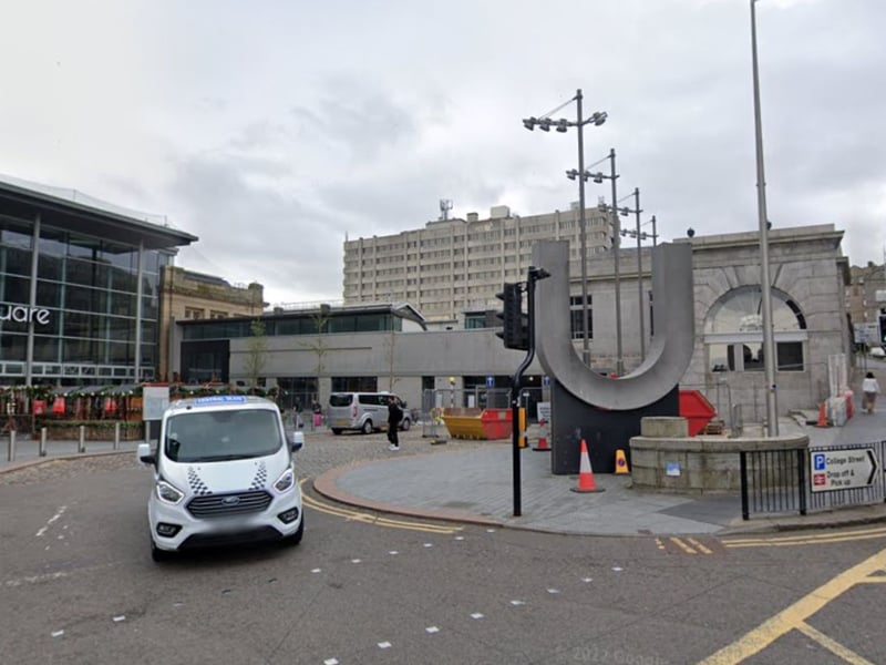Located on Guild Street in the city centre, next to Union Square, Aberdeen Station saw 2.3 million passengers arrive and depart. The station is the northern terminus of the Dundee-Aberdeen line and the southern terminus of the Aberdeen-Inverness line.