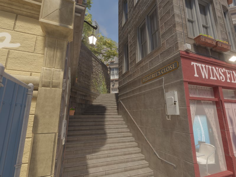 Taking players away from Rooster Street is Plumtree Close, which resembles a number of the city's many stairways