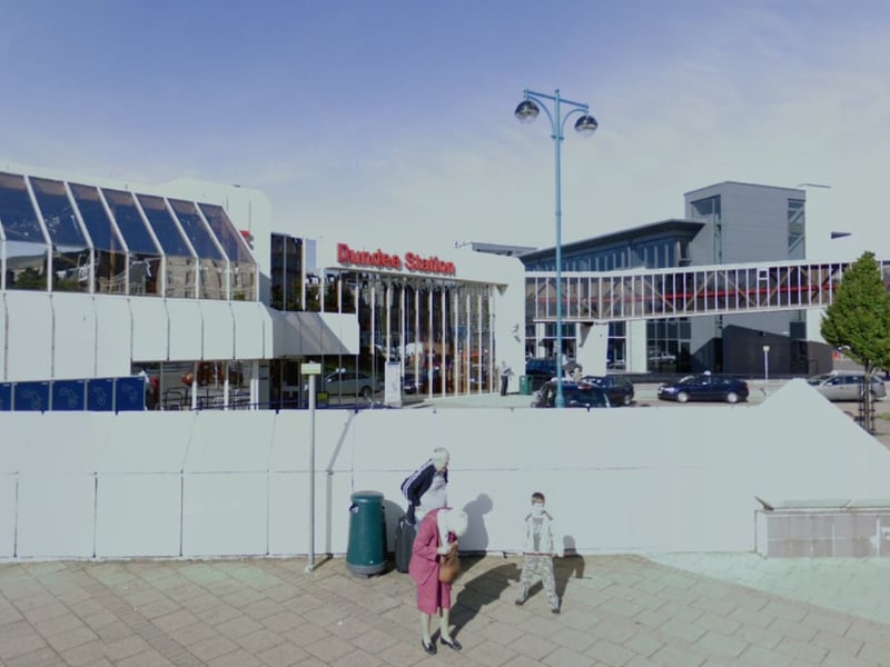 Dundee's new £38m railway station was built in 2018 - next to the Discovery ship and the V&A Museum - as part of the city's waterfront regeneration project. 1.7 million journeys started or ended here between 2023 and 2024.