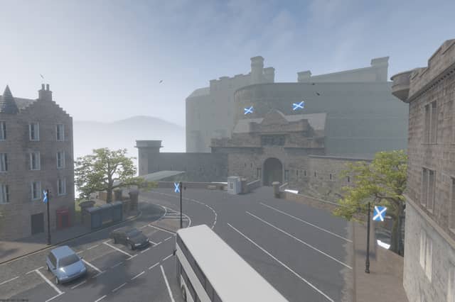 While it's not a perfect recreation of Edinburgh, those who have visited the city before will know exactly what they're looking at