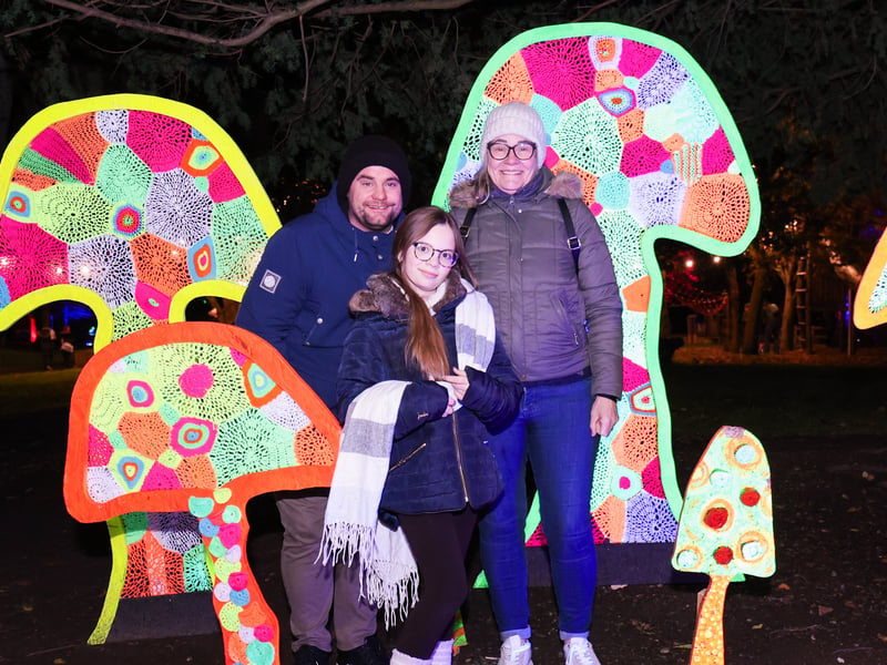 Donna, Martin and Darcy has enjoyed time at Victoria Park. Picture: Marcin Jedrysiak