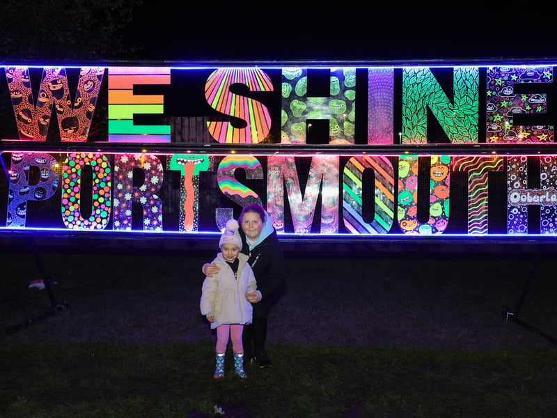 Tilly and Hazel enjoyed time at Hilsea Lido display Picture: Marcin Jedrysiak