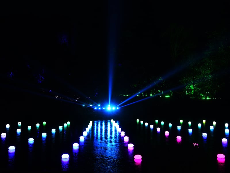 Attendees can expect to see ‘Aurora Rising’ which features hundreds of floating orbs synchronised to music.