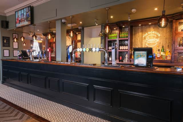 The bar at the newly refurbished The Norton pub, at Meadowhead, Photo: Dean Atkins