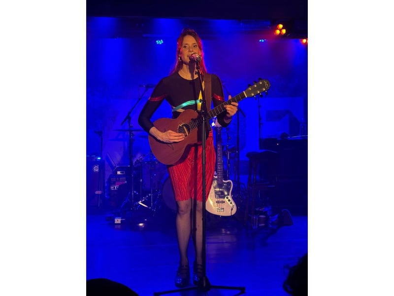 Kate Nash opened with the first song from her new album, 'Millions of Heartbeats'.