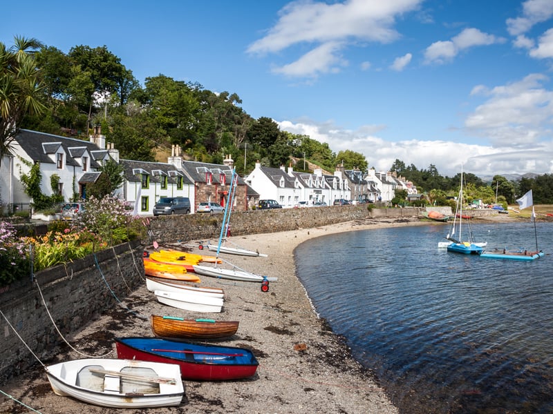 The village of Plockton in the Scottish Highlands has been previously ranked as one of the best areas for fish and chips in the UK. Its highest-rated fish and chip shops include The Harbour Fish Bar and The Shores.