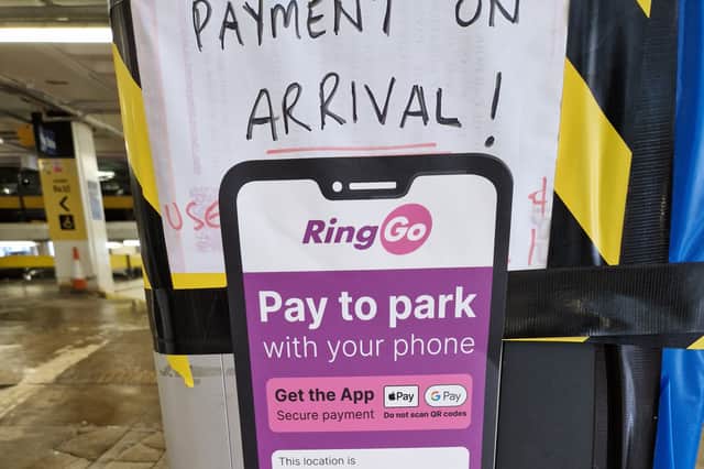 This was the payment option in the Arundel Gate car park. Submitted picture
