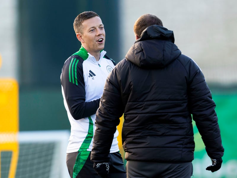 The Celtic captain will lead his side out in the capital.