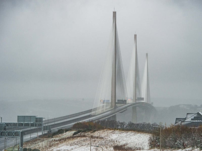 The Queensferry Crossing has been forced to close as a safety precaution due to a risk of falling ice.