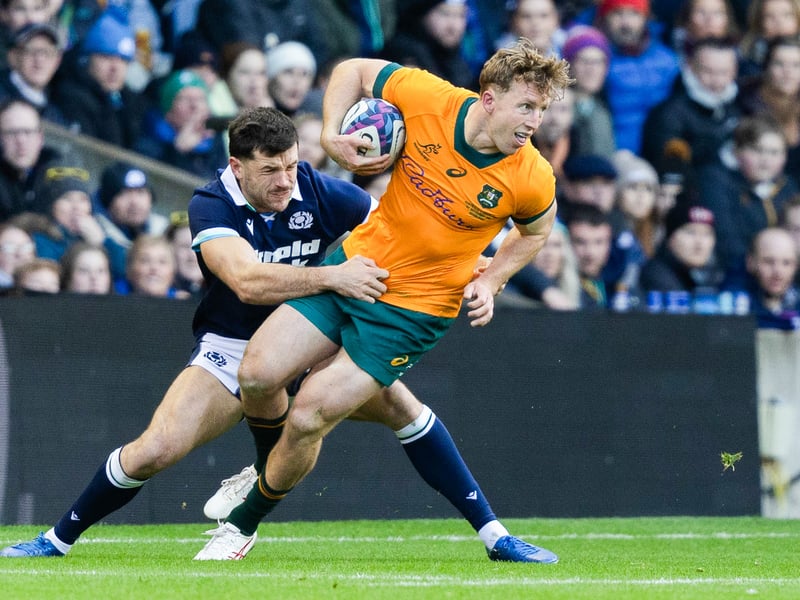 Started off slowly and was guilty of not giving a pass to set Duhan van der Merwe free in the first half. Absolutely ignited in the second period, playing a nice pop pass to set up Ben White before setting up Van der Merwe for his try. Grew in confidence thereafter and sliced through the Australian rearguard, setting up Finn Russell for the clinching third. Almost unplayable when in the mood. 9