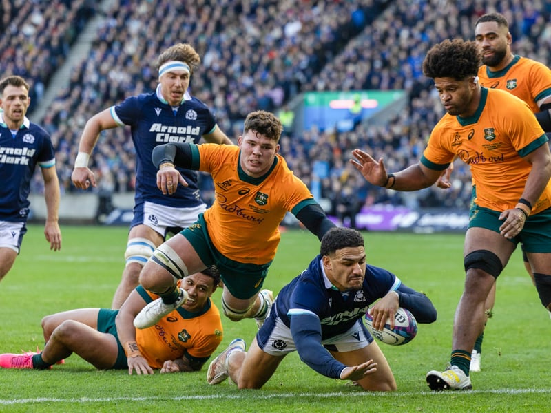The captain will no doubt have enjoyed his try - Scotland's opener - against the country of his birth. Led the team with his energy and had some banter with the Wallabies. Stood firm when targeted by a no-hands tackle from Joseph-Aukuso Suaalli that ended up injuring the Aussie. 8