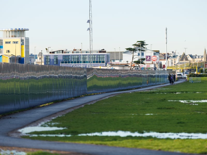 The temporary footpath across the southern end of Southsea Common is being well-used