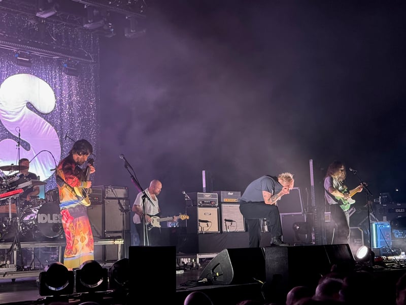 Idles finished their set with 'Rottweiler'.
