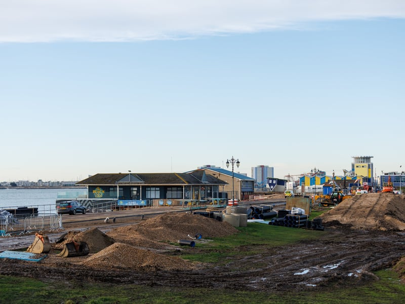 The Southsea Beach Club will be closed while the works are carried out