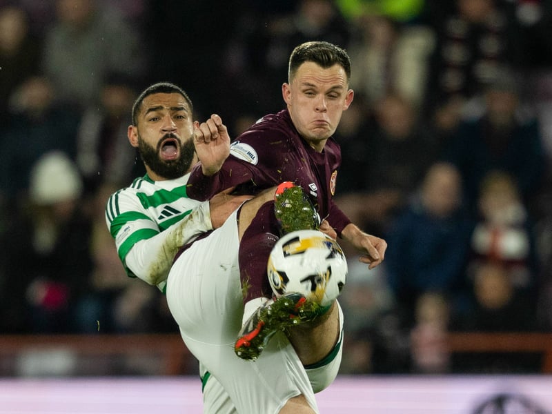 Trusty's defensive team-mate was even more impressive in the 4-1 win at Tynecastle, rating at 7.8 for his performance. He won 100% of his tackles, made 94% of his passes successfully and won 100% of his aerial duels. Colossal.