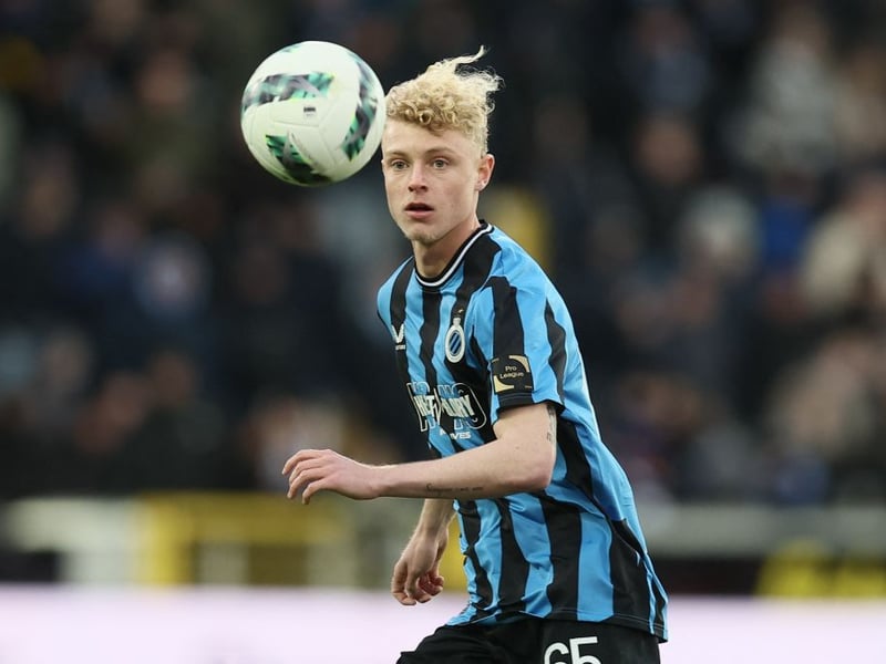 The left-back started the season impressively for Club Brugge but suffered an injury against Beerschot earlier this month that is likely to see him miss Wednesday's game against Celtic.