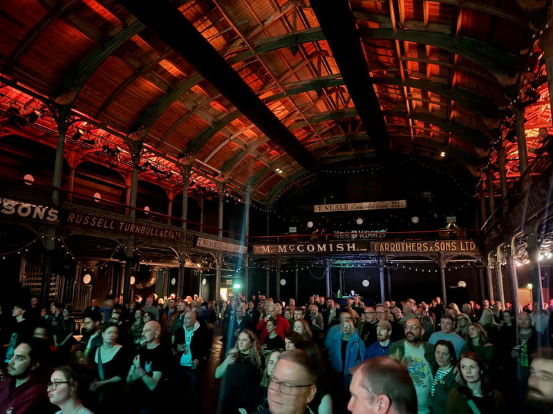 The band sold out Glasgow's Old Fruitmarket.