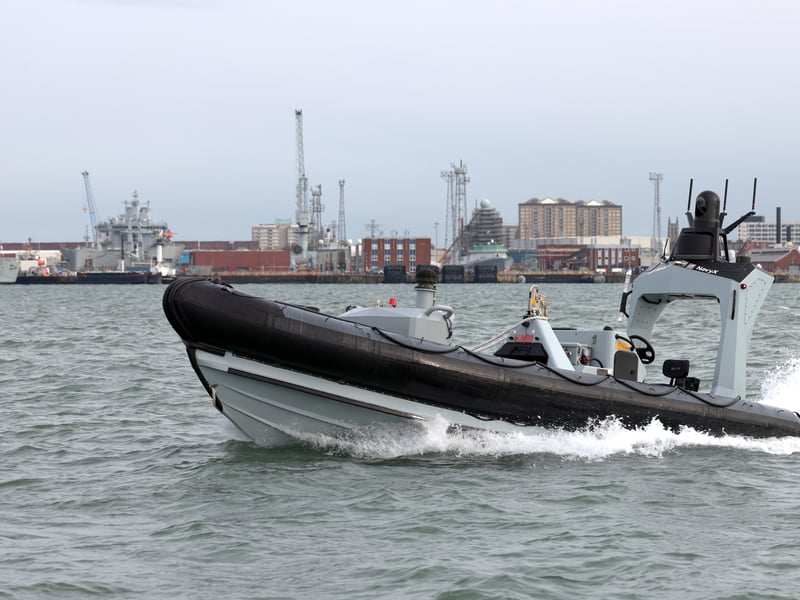 The week-long trials were considered a milestone moment for the Royal Navy's use of autonomous technology.