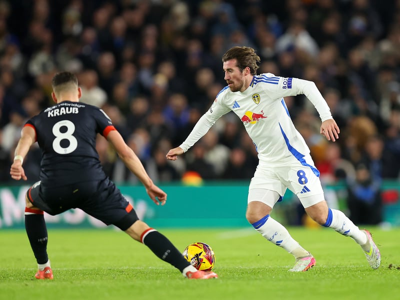 Passed the ball so well in the first half to put Leeds in behind. Industrious, never stopped getting on the ball. Ran it when he got the chance.