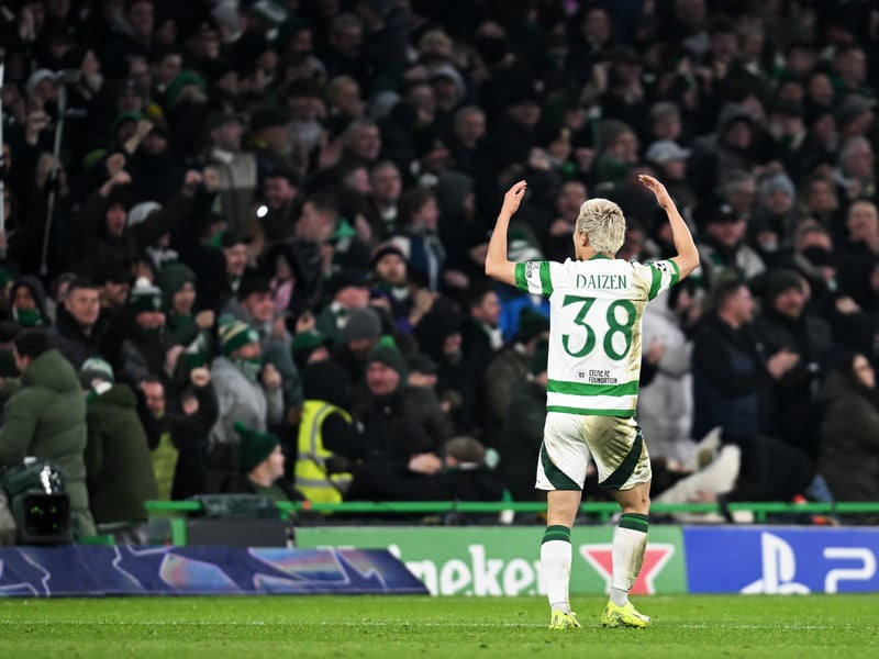 Absolutely pivotal to how Celtic play with his constant high press, Maeda has made the left-wing slot his own.