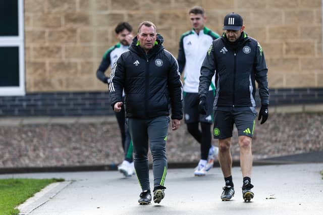 Brendan Rodgers has three selection dilemmas ahead of tonight's game with Club Brugge. Cr: SNS Group.