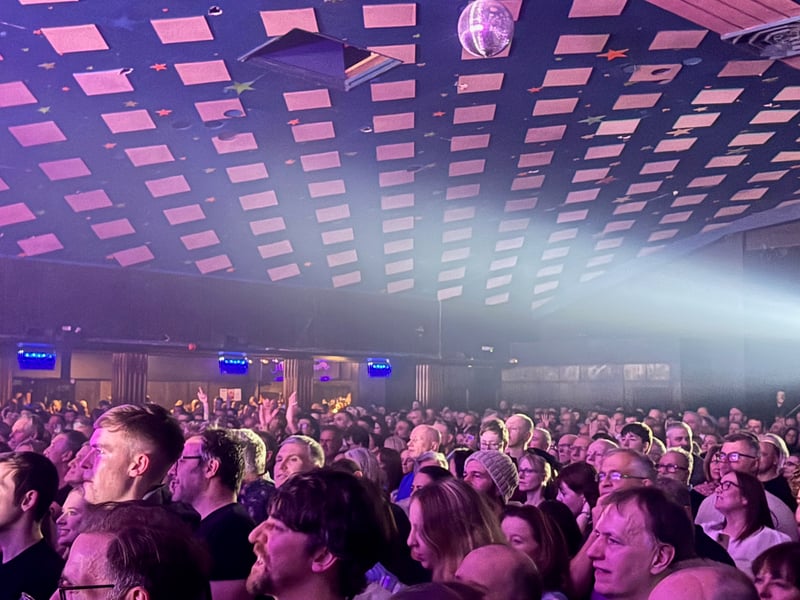 The Barrowland Ballroom was completely sold out.