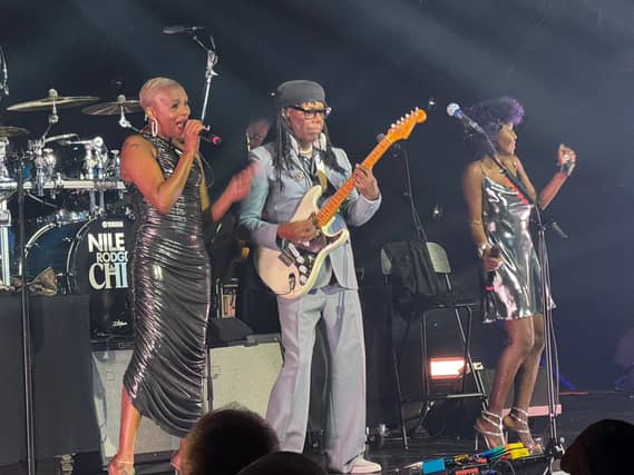 Nile Rodgers & Chic played Glasgow Barrowland this week,