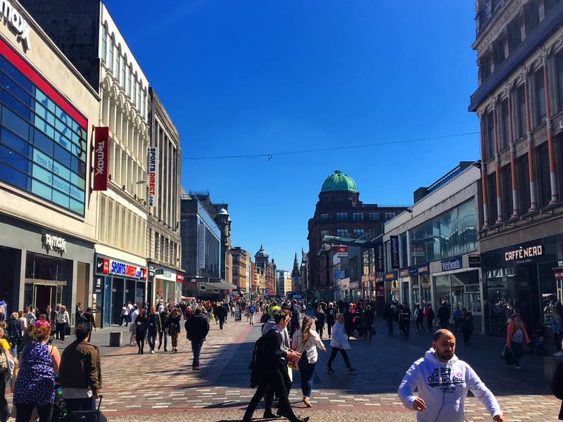 "First known as Dumbarton Road, then it changed to Wester Gate, and previous to assuming the patronymic of Archibald, Duke of Argyle, it was called Anderston Walk. In May, 1761, the corpse of Argyle, who had met his death in England, lay in state, while en route to the ducal burying-place at Kilmun, in the Black Bull Hotel, then known as the Highland Society's House, in this street, which but a short time previously had been named in his honour."